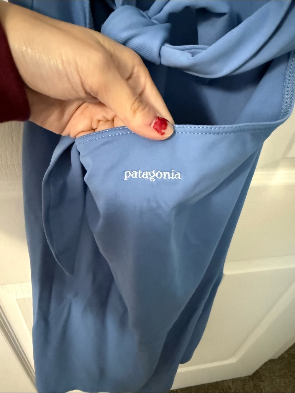 Patagonia Sky Blue Halter Dress - Picture 4 of 5